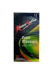 Kamasutra Fruit Flavoured Condom Clear 12 PCS