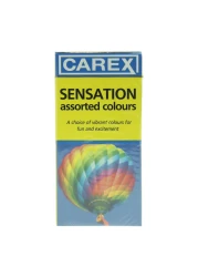 Carex Sensation Condom Multicolour 12 PCS