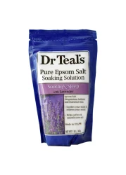 د. تيلز محلول نقع ملح إيبسوم نقي بالخزامى 450 غرام