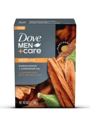 Dove Men+Care Cleansing Bar Restore with Sandalwood and Cardamom Oil 141g