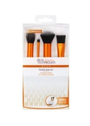 Real Techniques 4-Piece Flawless Base Brush Set - Gold/Black