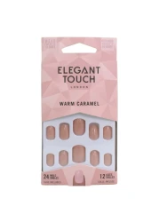 Elegant Touch False Nails With Glue Warm Caramel 24 PCS