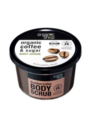 Organic Shop Organic Belgian Chocolate And Sugar Body Scrub Brown 250ml