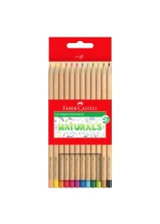 فابر كاستيل ناتشرولز أقلام ملونة 12 قطعة - متعددة الألوان-