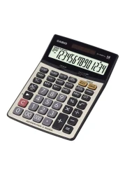 Casio - 14-Digit Desktop Calculator Silver/Black