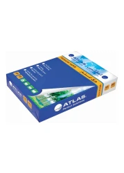 Atlas A4 Clear Book File with 60 Pockets Green