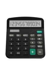 Aiwanto Digital Calculator Desktop Calculator LCD Display Calculator For School &amp; Office (Black)