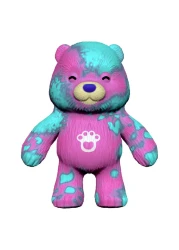 Stretchapalz Tie Dye Bears Animal Figure Toy 14cm