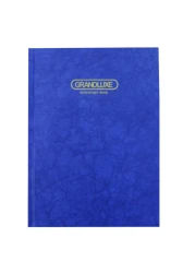Grandluxe A4 Manuscript Notebook 150 Sheets Blue