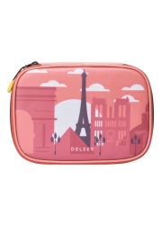 Delsey Pencil Box BTS23 Large Pink Print