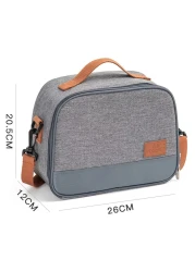 Lunch Bag For Women and Men, Leak Proof Water Resistant Bag Container For Adults, Kids, LightWeight Portable Lunch Box For Office Work, Outdoor, Picnic, School etc