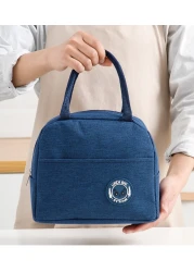 Insulated Lunch Bags for Women and Men, Leak-Proof Water-Resistant bag container for Adults, kids, Light-weight Portable lunch box for Office work, Outdoor, Picnic, School etc.(Blue)