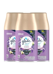 غلايد معطر الجو أوتوماتيكي قابل لإعادة التعبئة متنوع الروائح - شفاف - 3 قطع