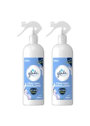 Glade Air Freshener Trigger Spray Clean Linen 460ml Pack of 2