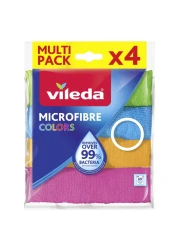 Vileda Microfiber Cleaning Cloth Multicolour 4 PCS