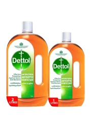Dettol Antibacterial Antiseptic Disinfectant 2L+1L