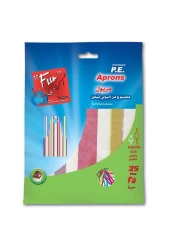 Fun Printed Disposable Aprons Multicolour 25
