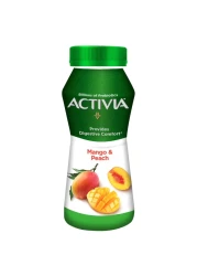 Activia Yogurt Go Peach And Mango Drink 180ml