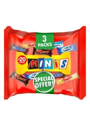 Best of Minis Chocolates, 400g Pack of 3
