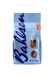باهلسن وافليتين لفائف مغطاة بشوكولاته الحليب بحجم صغير 100 غرام