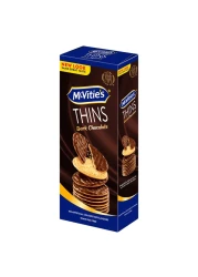McVitie's Digestive Thins Dark Chocolate Biscuits, 150g