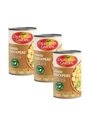 California Garden Ready to Eat Chickpeas 400g Pack of 3