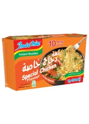 Indomie Special Chicken Flavour Instant Noodles, 75g Pack of 10