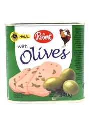 Robert Chicken Luncheon Meat With Olives 340g