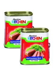 American Kitchen Beef Luncheon Meat, 320g Pack of 2