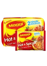 نستله ماغي نودلز بنكهة حارة 78 غرام حزمة من 5