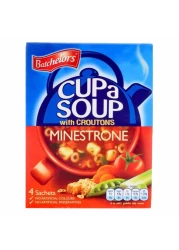 باتشلورز مينسترون شوربة كاب-آي-سوب مع خبز محمص 94 غرام