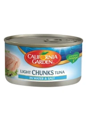 California Garden Light Chunks Tuna In Water And Salt 185g