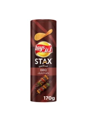 Lay's Stax BBQ Potato Crisps 170g