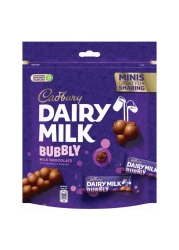 Cadbury Dairy Milk Bubbly Milk Chocolate Sharing Pack, 168g