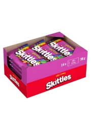 Skittles Wild Berry Dragees, 38g Pack of 14