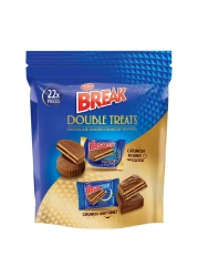 Tiffany Break Double Treats Chocolate Covered Crunchy Wafers, 336g