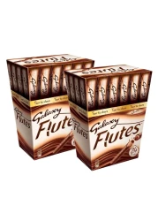 Galaxy Flutes Chocolate Wafer, 270g Pack of 2