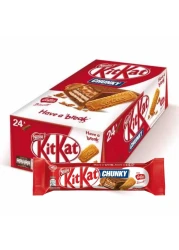 Nestle KitKat Chunky Lotus Biscoff Chocolate Bar, 41.5g Pack of 24