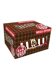 M&amp;M's Chocolate Candy, 45g Pack of 6