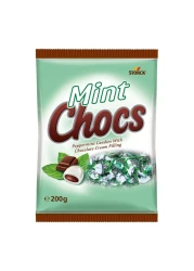 Storck Mint Chocs Peppermint Candy with Chocolate Cream Filling, 200g