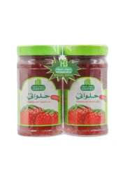 Halwani Bros Strawberry Jam, 400g Pack of 2