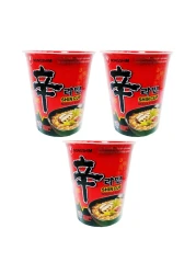 Nongshim Shin Cup Noodle Soup 68g Pack of 3