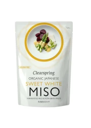 Clearspring Organic Japanese Sweet White Miso With Fermented Rice And Soya Bean Paste 250g