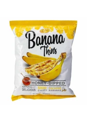 Leslie's Thins Honey-Dipped Banana Chips,100g