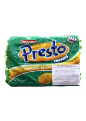 Jack'n Jill Presto Cream Peanut Butter Sandwich Cookies, 30g Pack of 10