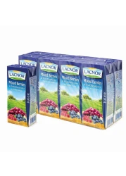 Lacnor Essentials Mixed Berries Juice 180ml Pack of 8