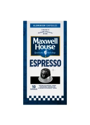 Maxwell House Chocolate Flavour Espresso Coffee Capsules 10 Capsules, 52g