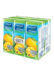 Almarai No Added Sugar Mixed Fruit Mango Juice Drink 180ml Pack of 6