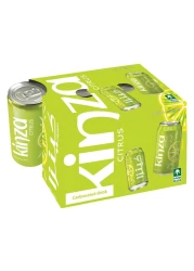 Kinza Carbonated Drink Cans Citrus 320ml Pack of 6