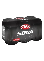 Star Carbonated Soda 330ml Pack of 6